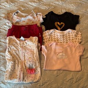 Baby Clothes Set of 6 Pieces - 6-9 Months